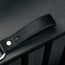Contextual Back of Black Leather Keyring