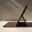 Demonstrating the upright viewing angle of the Dark Brown Leather Stand Case for iPad 8 7th, 8th & 9th Generation