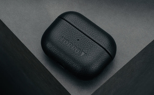 Funda de cuero para Apple AirPods Pro 3 (3.ª generación) Feature Focus