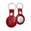 Llavero de Cuero para AirTag - Rojo