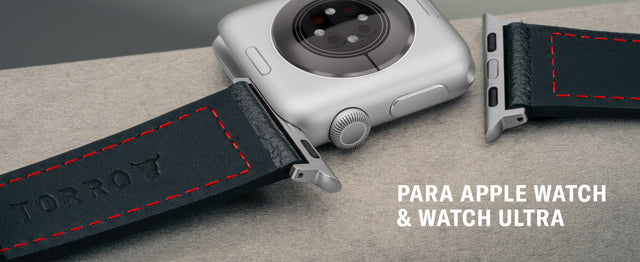 Correa de cuero para Apple Watch y Watch Ultra Feature Focus