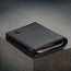 Black (with Red Stitching) Bifold Leather Wallet