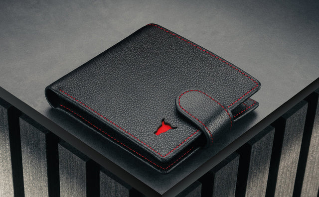 Cartera Clásica de Cuero (con Bolsillo para Monedas) Feature Focus
