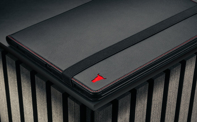 Funda de Cuero para Galaxy Tab S11 Ultra Feature Focus