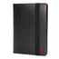 Black with Red Stitching Leather iPad Case for Apple iPad (10th Gen)