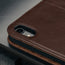 Slim profile of the Dark Brown Leather Case for Apple iPad (10th Generation)