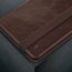 Close up of the Dark Brown Leather Case for iPad Mini 6th Generation (2021)