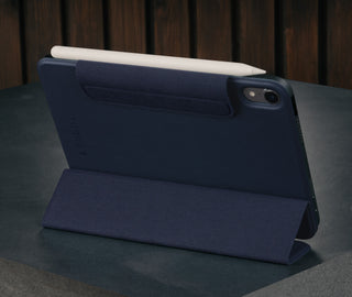 Blue Leather Magnetic Case for Apple iPad Mini