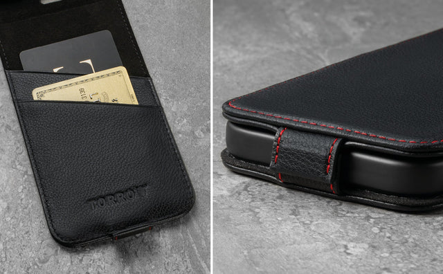 Funda de Cuero para iPhone 13 (MagSafe) Feature Focus