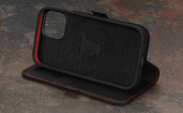 Funda de Cuero para iPhone 15 (MagSafe) Feature Focus