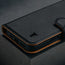 Black leather case