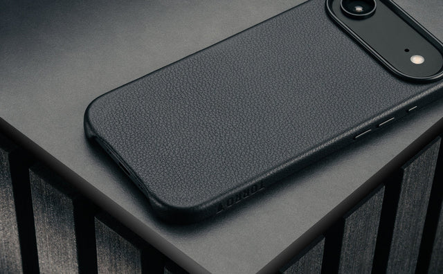 Funda de cuero tipo bumper para iPhone Air (compatible con MagSafe) Feature Focus