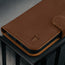 Nubuck Dark Brown Detachable Case for iPhone 17 Pro