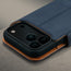 Camera cutout on the Nubuck Blue Detachable Case for iPhone 17 Pro Max