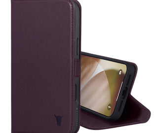 Dark Cherry Leather Case for iPhone 17 Pro / Pro Max
