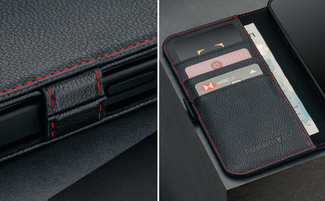 Funda de Cuero para iPhone 17e / 16e (Billetera y MagSafe) Feature Focus
