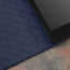 Microfibre lining in the Navy Blue Leather Case for Kindle Paperwhite