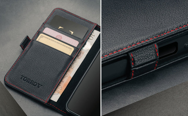 Funda de Cuero para Galaxy A17 (con función atril) Feature Focus