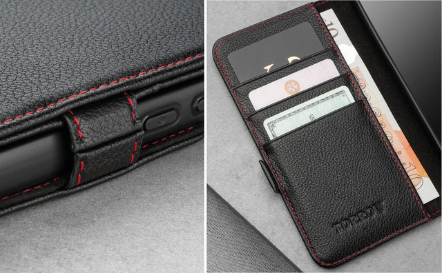 Funda de Cuero para Samsung Galaxy S22 (con función atril) Feature Focus