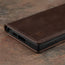 Dark Brown Leather Case for Galaxy S23 Ultra