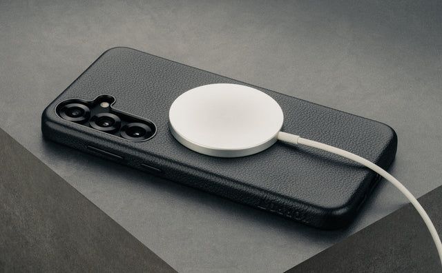 Funda de Cuero para Galaxy S25 (Qi2/MagSafe) Feature Focus