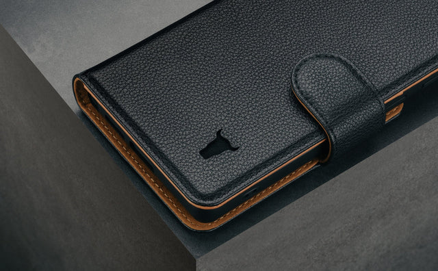 Funda de Cuero para  Galaxy S25 Ultra (Tapa Magnética Desmontable y Qi2/MagSafe) Feature Focus