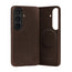 Dark Brown Leather Bumper Case for Galaxy S26