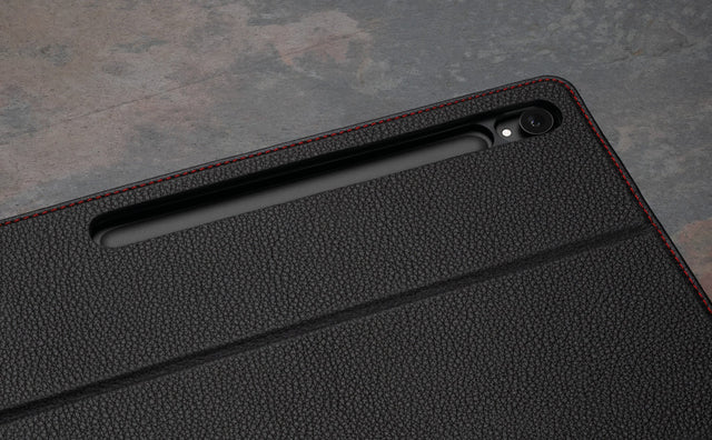 Funda de Cuero para Galaxy Tab S9 Feature Focus