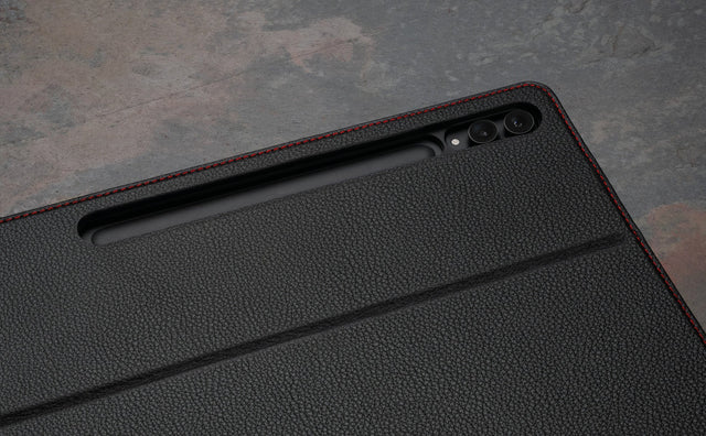 Funda de Cuero para Galaxy Tab S10 Ultra / S9 Ultra Feature Focus