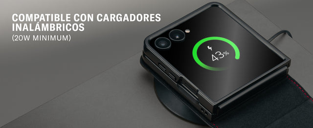 Funda de cuero para Galaxy Z Flip8 (con función de soporte) Feature Focus