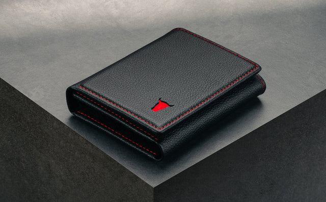 Billetera Tríptico de Cuero (con Protección RFID) Feature Focus